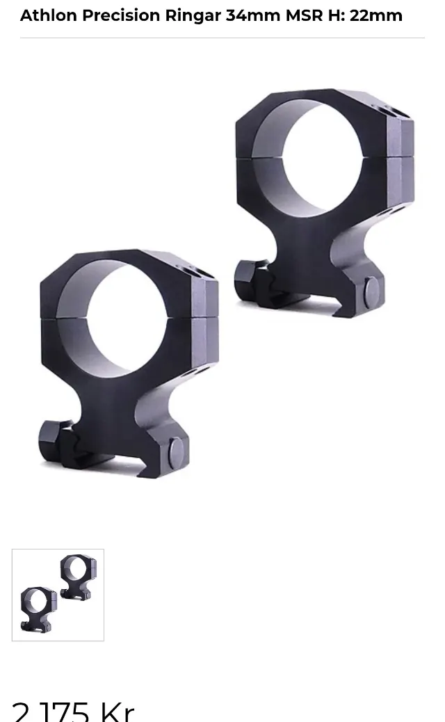 Athlon Precision MSR Ringar